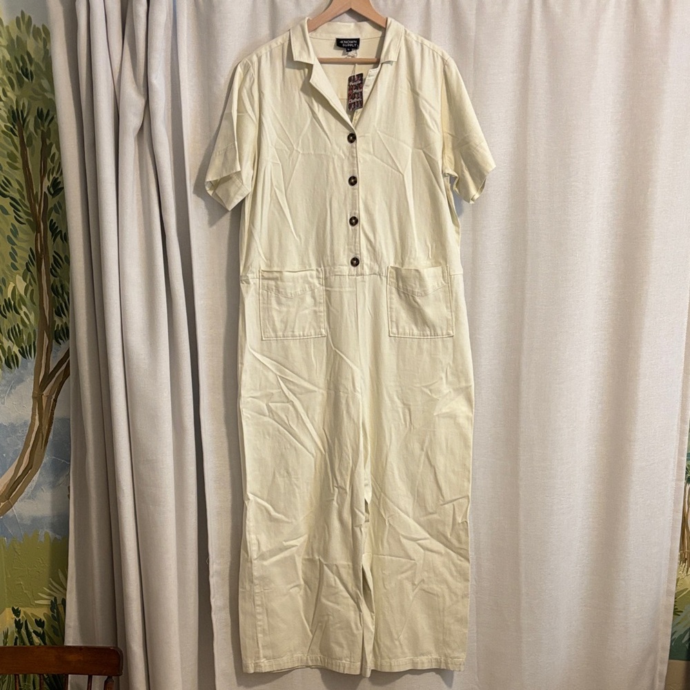 Known Supply Libra Jumpsuit in Stone